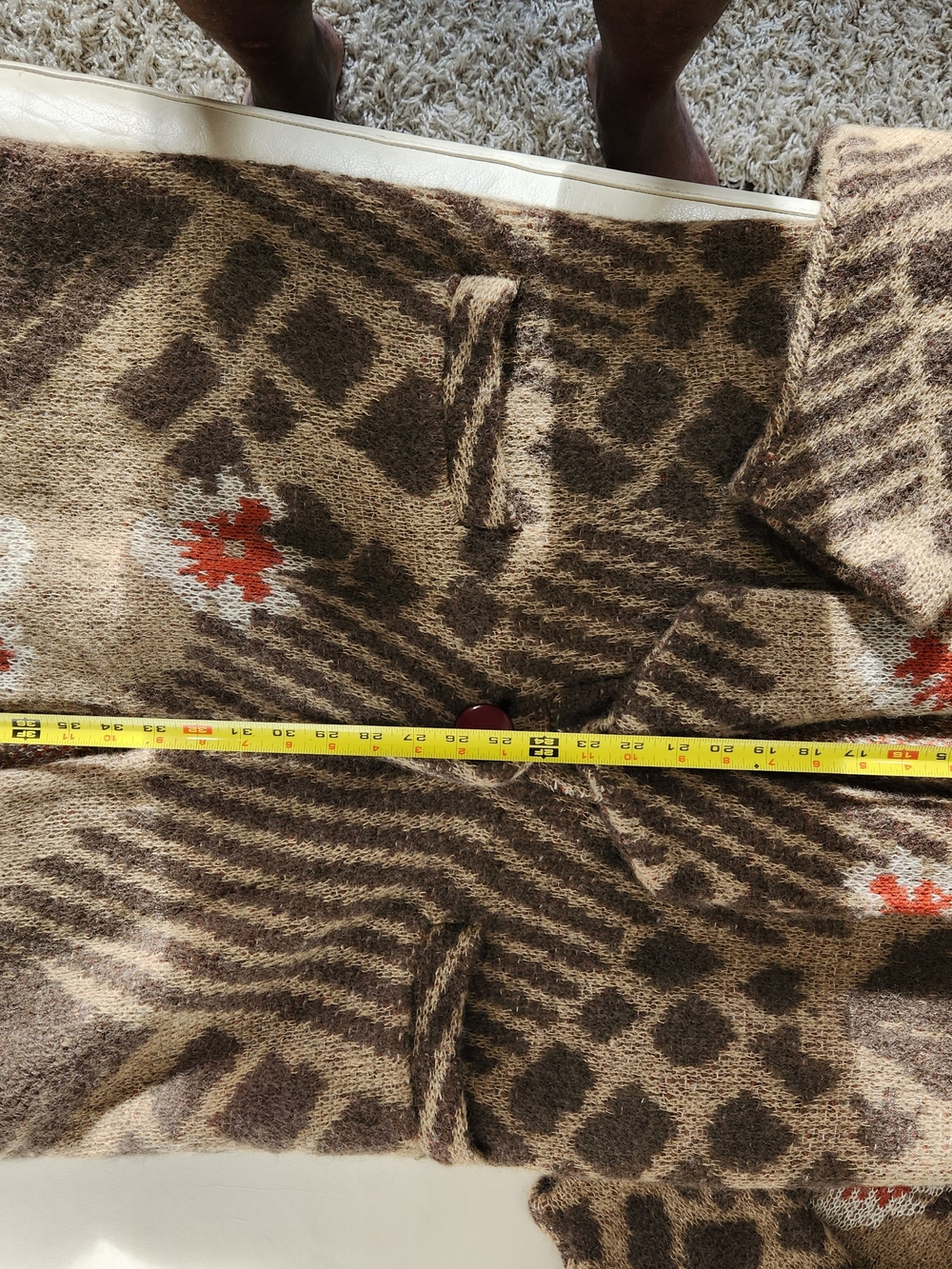 Vintage Spanner Mohair Wool Blend Long Cardigan Women’s L OBO - Picture 12 of 16
